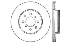 Load image into Gallery viewer, StopTech 90-01 Integra (EXC Type R) / 90-05 Honda Civic Cross Drilled Left Front Rotor