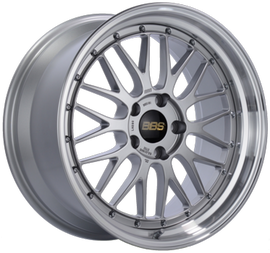 BBS LM 21x10.5 5x112 ET10 Diamond Silver Wheel 82mm PFS Required