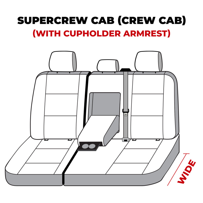 Covercraft Endura Waterproof Polyester SeatSaver Custom Second Row Seat Covers