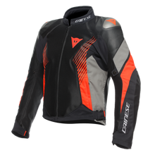 Load image into Gallery viewer, Dainese Super Rider 2 Absoluteshell Jacket Black/Dark Gull Gray/Fluorescent Red Size - 50
