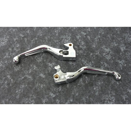Bikers Choice 04-13 XL Chrome Slotted Lever Set