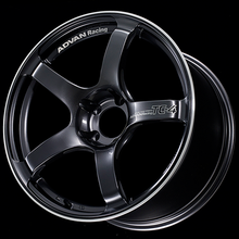 Load image into Gallery viewer, Advan TC4 18x9.5 +45 5x120 Racing Black Gun Metallic and Ring Wheel