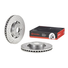 Load image into Gallery viewer, Brembo 17-22 Porsche 718 Boxster/718 Cayman/09-16 Porsche 911 Front Right Drilled UV Coated Rotor