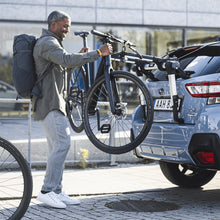 Load image into Gallery viewer, Thule OutWay Hanging-Style Trunk Bike Rack (Up to 2 Bikes) - Silver/Black