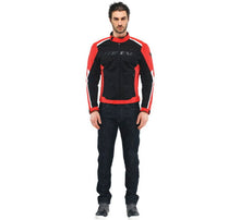 Load image into Gallery viewer, Dainese Hydraflux 2 Air D-Dry Jacket Black/Lava Red Size - 58