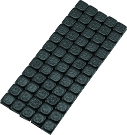 BikeMaster Square Wheel Weights Adhesive 1/4oz - Black