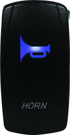 DragonFire Racing Lighted Switch Horn On/Off Blue
