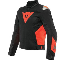 Load image into Gallery viewer, Dainese Energyca Air Tex Jacket Black/Fluorescent-Red Size - 52