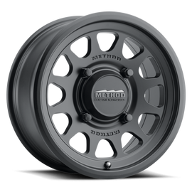 Method MR414 Bead Grip 15x10 / 6+4/25mm Offset / 5x4.5 / 76mm CB Matte Black Wheel