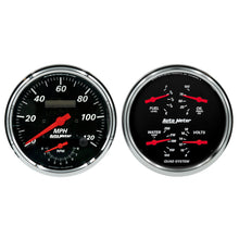 Load image into Gallery viewer, Autometer Designer Black Quad &amp; Tach/Speedo 5in. - 2 Pc.