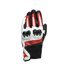 Load image into Gallery viewer, Dainese Mig 3 Unisex Leather Gloves Black/Red Spray/White - 2XL