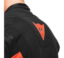 Load image into Gallery viewer, Dainese Energyca Air Tex Jacket Black/Fluorescent-Red Size - 52