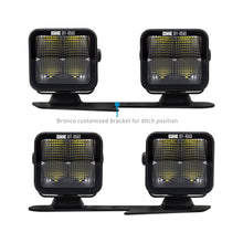 Load image into Gallery viewer, Borne Off-Road 21+ Bronco Light Pods 4pc Ditch 3x3 Flood