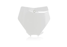 Load image into Gallery viewer, Acerbis 19-22 KTM XC250/300/SX125-250/SX-F/XC-F 250-450/XC250tpi/300tpi Front Number Plate - White