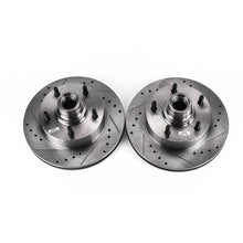 Load image into Gallery viewer, Power Stop 2003 Ford E-150 Front Evolution Drilled &amp; Slotted Rotors - Pair