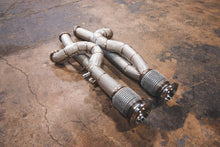 Load image into Gallery viewer, Lamborghini Aventador / S / SV / SVJ Free Flow Front Pipes - Equal Length