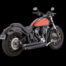 Load image into Gallery viewer, Vance &amp; Hines Harley-Davidson Softail / 86-17 Big Shots Staggered PCX Full Exhaust - Black