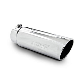 MBRP Universal Tip 6in OD Angled Rolled End 5in Inlet 18in Length T304 Exhaust