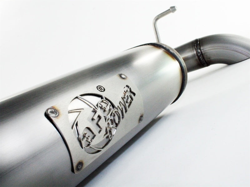 aFe MACH Force XP 07-17 Jeep Wrangler V6-3.6/3.8L 409 SS 2.5in Axle-Back Exhaust
