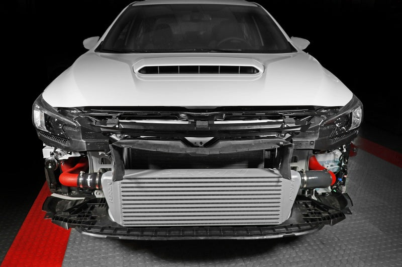 PERRIN 22-25 Subaru WRX Front Mount Intercooler Kit (Red Tubes & Silver Core)