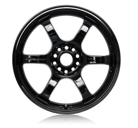 Gram Lights 57DR 17x9.0 +38 5x100 Glossy Black Wheel