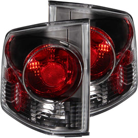 ANZO 1995-2005 Chevrolet S-10 Taillights Dark Smoke 3D Style