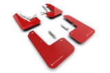 Rally Armor 22-26 VW MK8 Golf GTI/R Red UR Mud Flap w/White Logo