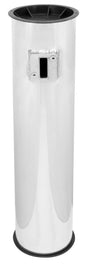 Spectre Universal Tube 4in. OD x 18in. Length w/MAFS Mount - Aluminum