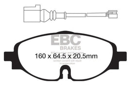 EBC 14+ Audi A3 1.8 Turbo Ultimax2 Front Brake Pads