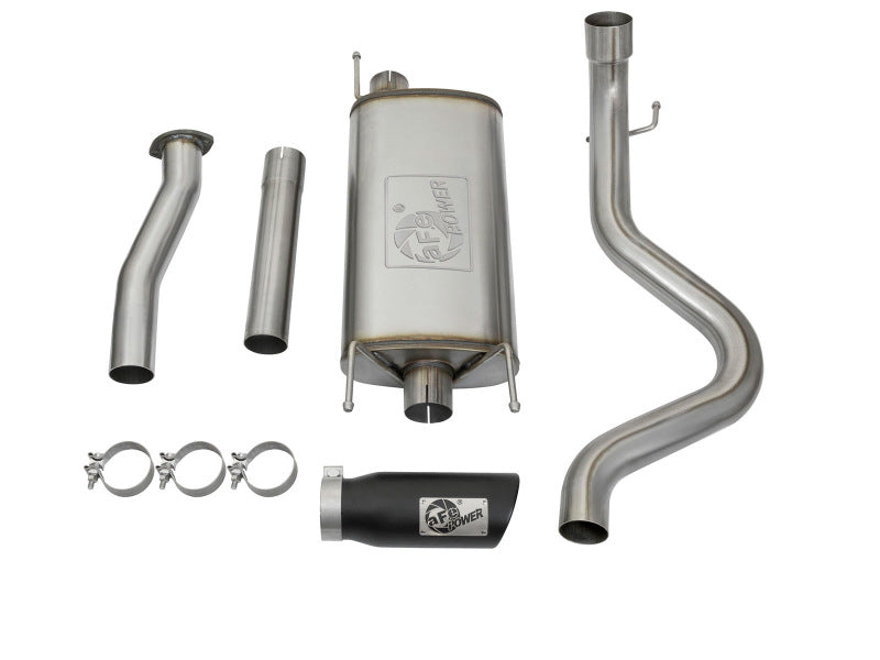 aFe MACH Force XP Cat-Back SS w/Black Tips 16 Toyota Tacoma V6-3.5L
