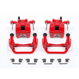 Power Stop 03-05 Infiniti G35 Rear Red Calipers w/Brackets - Pair