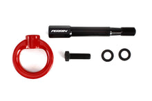 Load image into Gallery viewer, PERRIN 08-14 Subaru WRX/STI (Hatchback) Tow Hook Kit (Rear) - Red