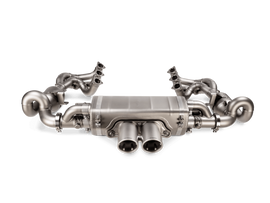 Akrapovic 2021-24 Porsche 911 GT3/GT3 RS (992) Slip-On Race Line (Titanium) w/Titanium Tips
