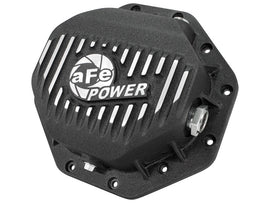 aFe Rear Differential Cover (Black Machined; Pro Series); Dodge/RAM 94-14 Corporate 9.25 (12-Bolt)