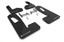 Load image into Gallery viewer, Rally Armor 22-26 Rivian R1S Black UR Mud Flap w/White Logo