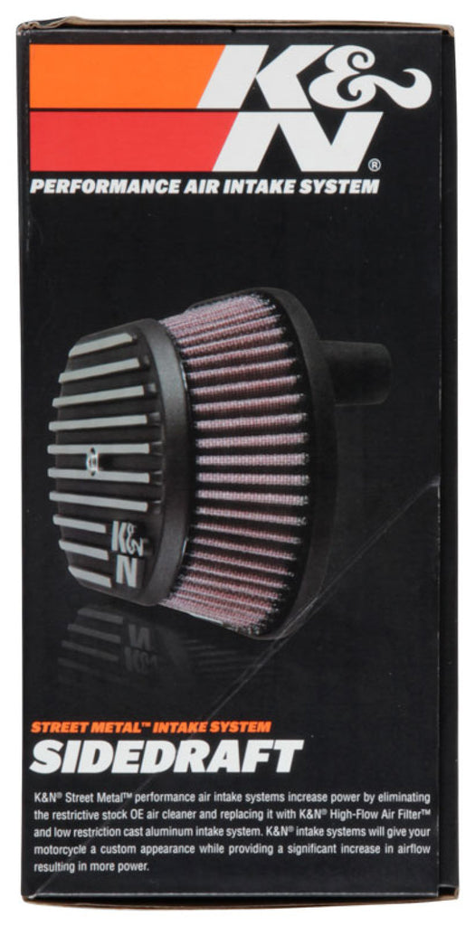 K&N Street Metal Intake System for 12-16 Harley-Davidson Road King 103cl Side Draft Touring