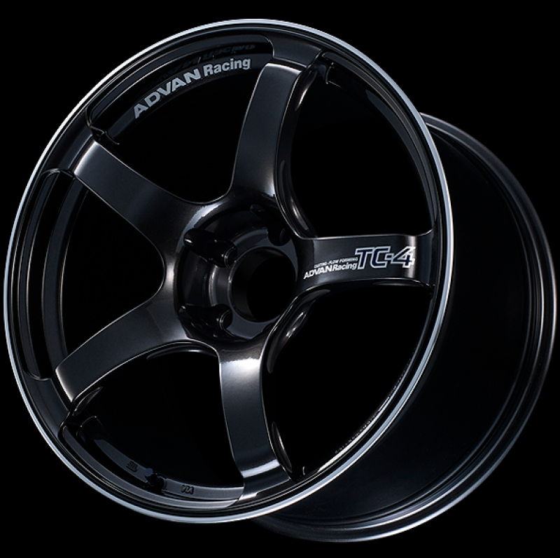 Advan TC4 18x9.5 +35 5x114.3 Racing Black Gunmetallic and Ring Wheel