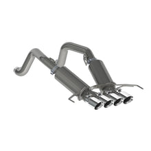 Load image into Gallery viewer, MBRP 14-19 Chevy Corvette V8 6.2L 3in T304 Dual Axle Back w/ 4in Quad Dual Wall Tips