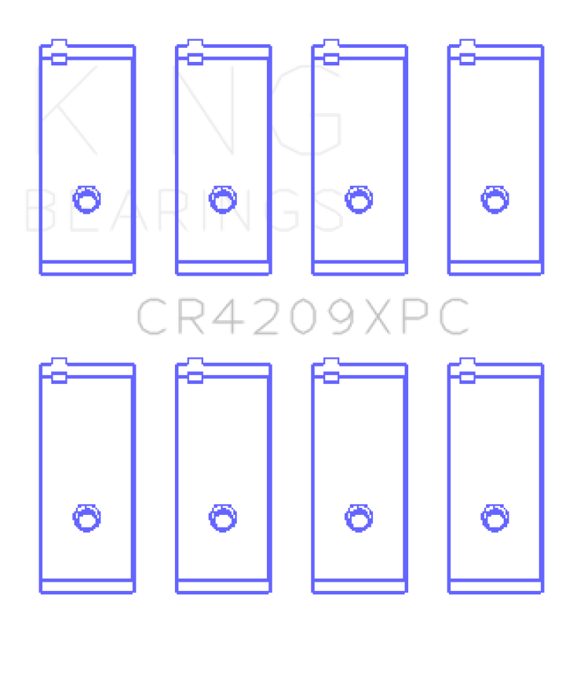 King Engine Bearings Toyota 3SGTE 16v 2.0L pMaxKote Performance Rod Bearing Set - Size STD