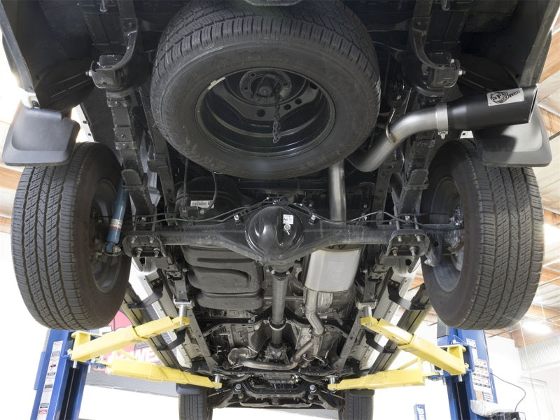 aFe MACH Force XP Cat-Back SS w/Black Tips 16 Toyota Tacoma V6-3.5L