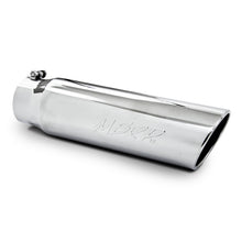 Load image into Gallery viewer, MBRP Universal 5in OD Angled Rolled End 4in Inlet 18in Length T304 Exhaust Tip