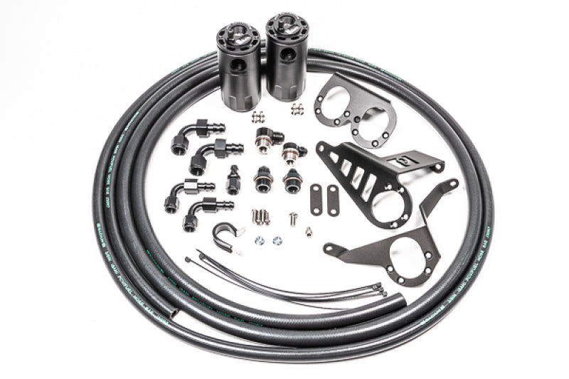 Radium Engineering Dual Catch Can Kit MK4 Supra Fluid Lock 94-02 Toyota Supra