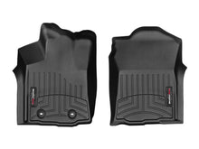 Load image into Gallery viewer, WeatherTech 16+ Toyota Tacoma Double Cab (Auto Trans Only) Front FloorLiner - Black