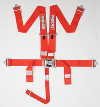 Load image into Gallery viewer, RaceQuip Red L &amp; L 5pt Seat Belt