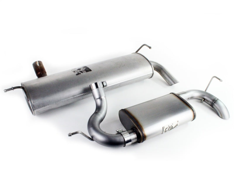 aFe MACH Force XP 07-17 Jeep Wrangler V6-3.6/3.8L 409 SS 2.5in Axle-Back Exhaust