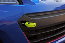 Load image into Gallery viewer, PERRIN 18-21 Subaru WRX &amp; STI / 13-25 BRZ / 17-20 Toyota 86 Tow Hook Kit (Front) - Neon Yellow
