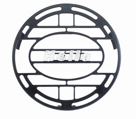 Hella Stone Shield Round Plastic Black Hella Logo Light Cover  (MOQ 10)