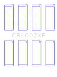 King Mazda B6/B6-T 1.6-1.8L XP Tri-Metal Performance Connecting Rod Bearing Set of 4 - Size STDX