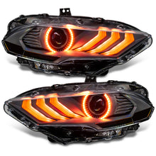 Load image into Gallery viewer, Oracle Lighting 18-23 Ford Mustang Dynamic ColorSHIFT LED Headlights - Black Series
