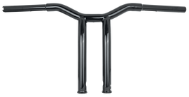 Burly Brand Dominator Raked 12in Black 1.25in O.D.